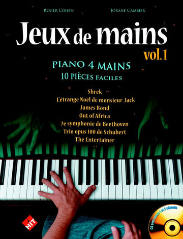Handspiele Bd. 1 + CD - 10 leichte Stücke für Klavier zu 4 Händen