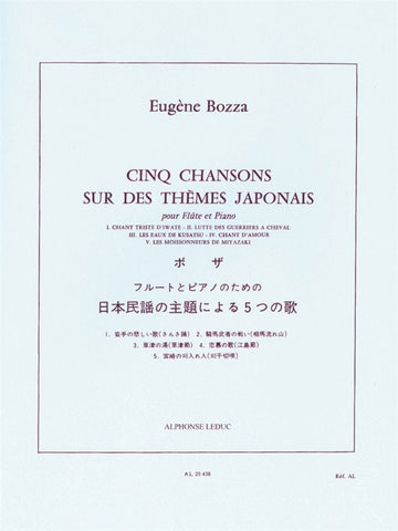 Cinq Chansons Sur Des Thèmes Japonais