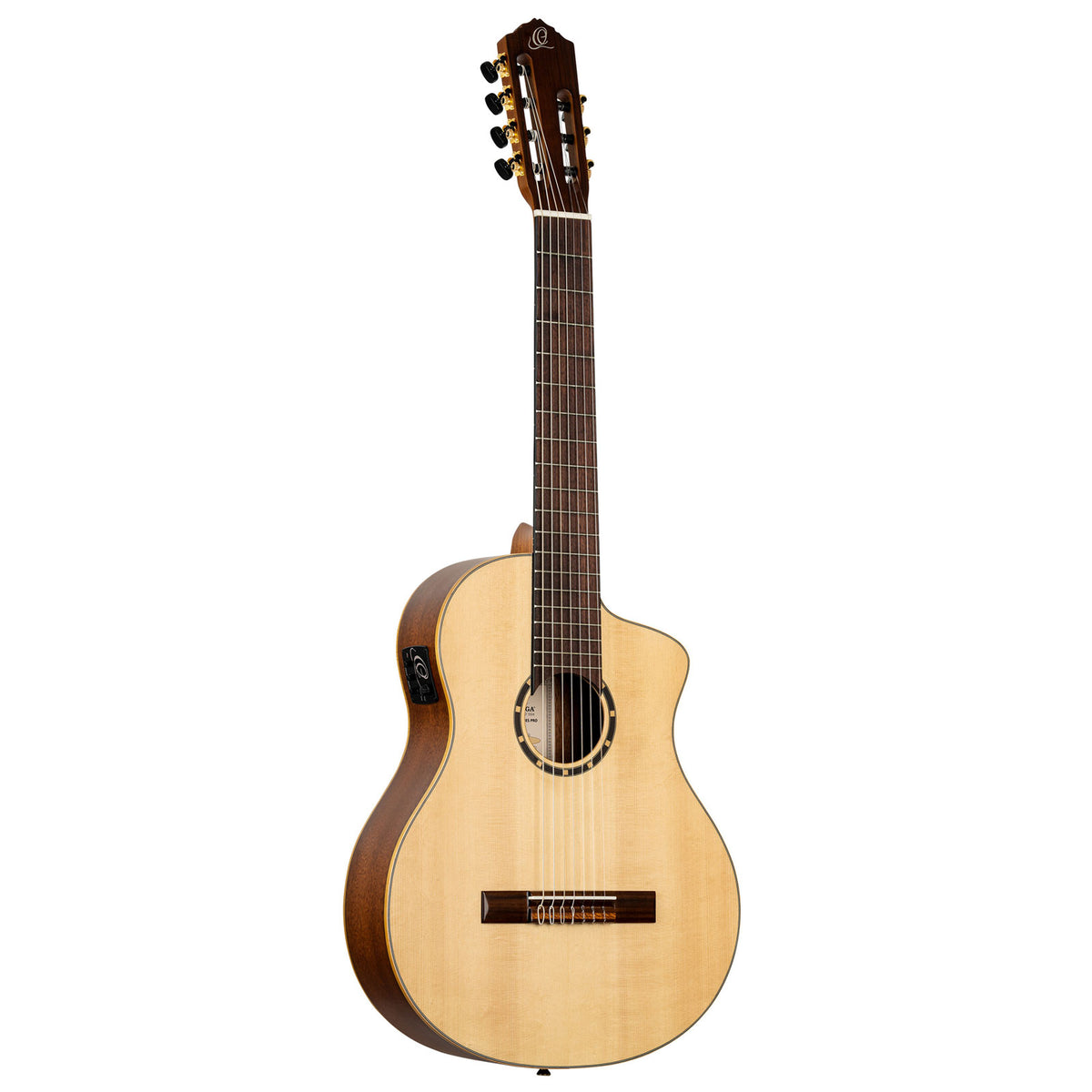 Gitarre 7C Rce133-7 Naturfichtendecke