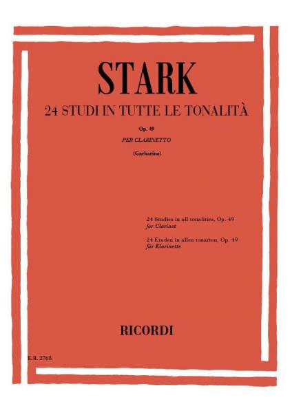 STARK ROBERT - 24 STUDI IN TUTTE LE TONALITA' OP.49 - CLARINETTE