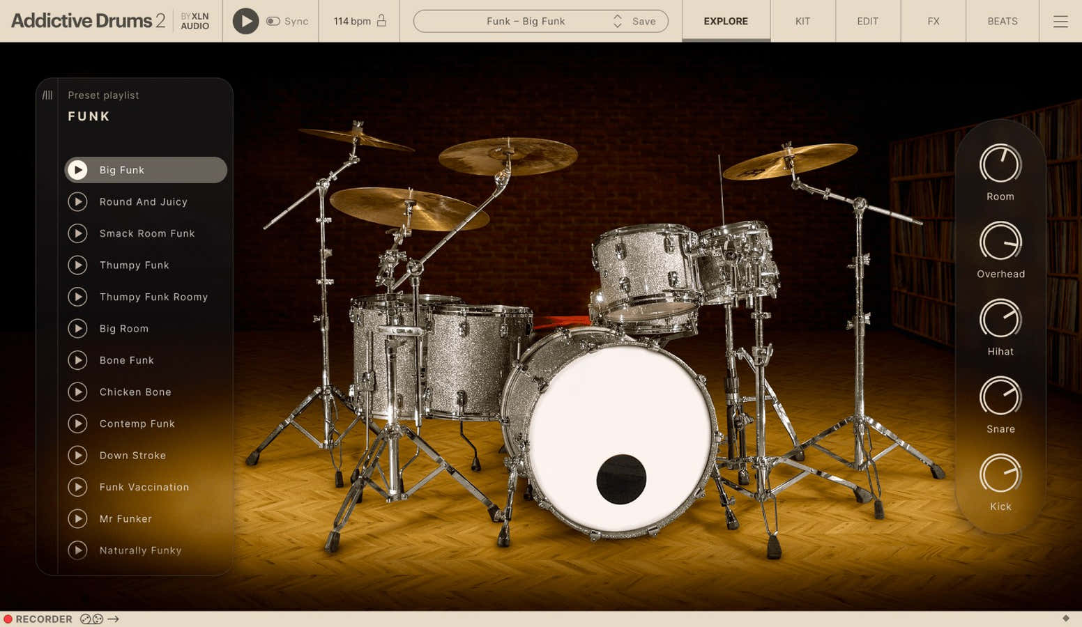 Addictive Drums 2 Funk ADpak