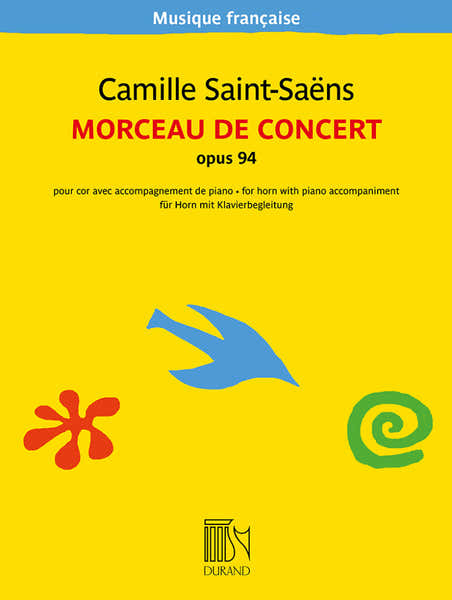 SAINT-saens C. - Morceau De Concert - Cor et Piano