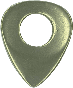 BRASS PICK WITH HOLE