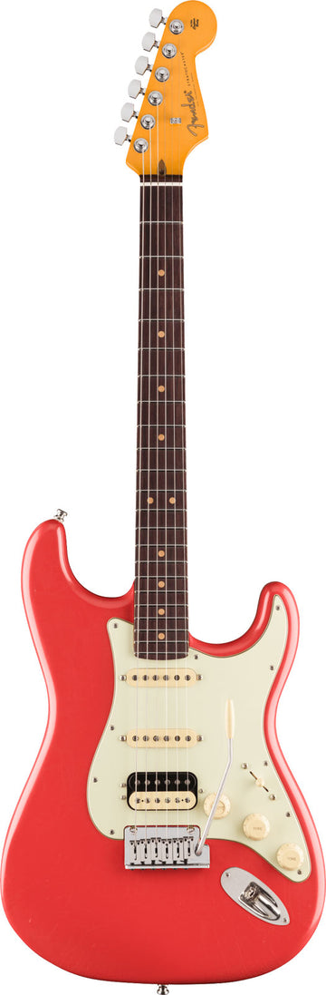 Stratocaster '60s American Ultra Luxe Vintage HSS RW Fiesta Rot - Überholt