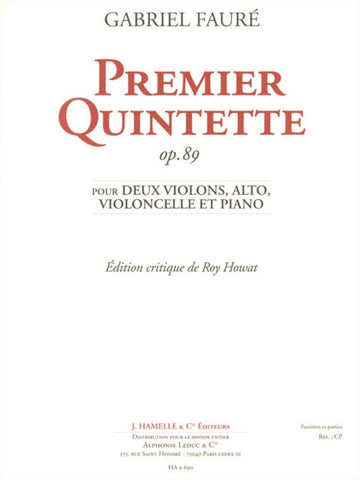 Faure Gabriel - Quintette N°1 Op.89 - Dirigent & Stimmen