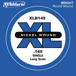 XLB145 NICKEL WOUND BASS GUITAR SINGLE STRING LONG SCALE .145