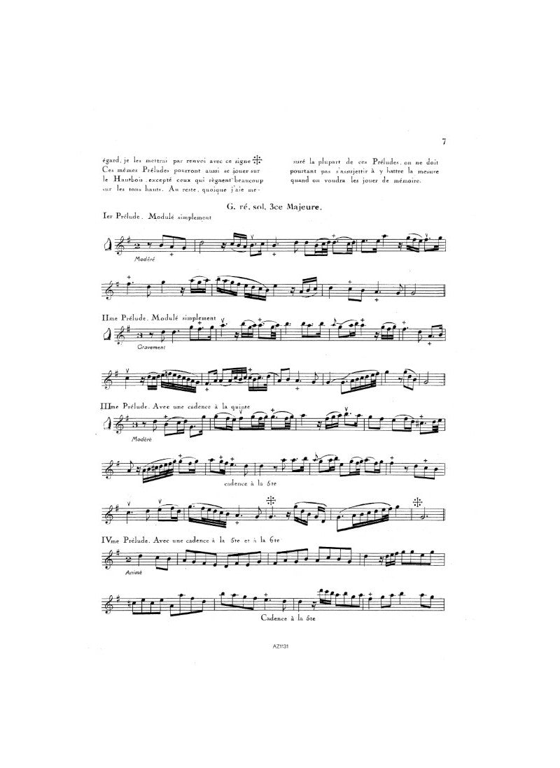 Hotteterre - L'art De Preluder Sur La Flute Traversiere