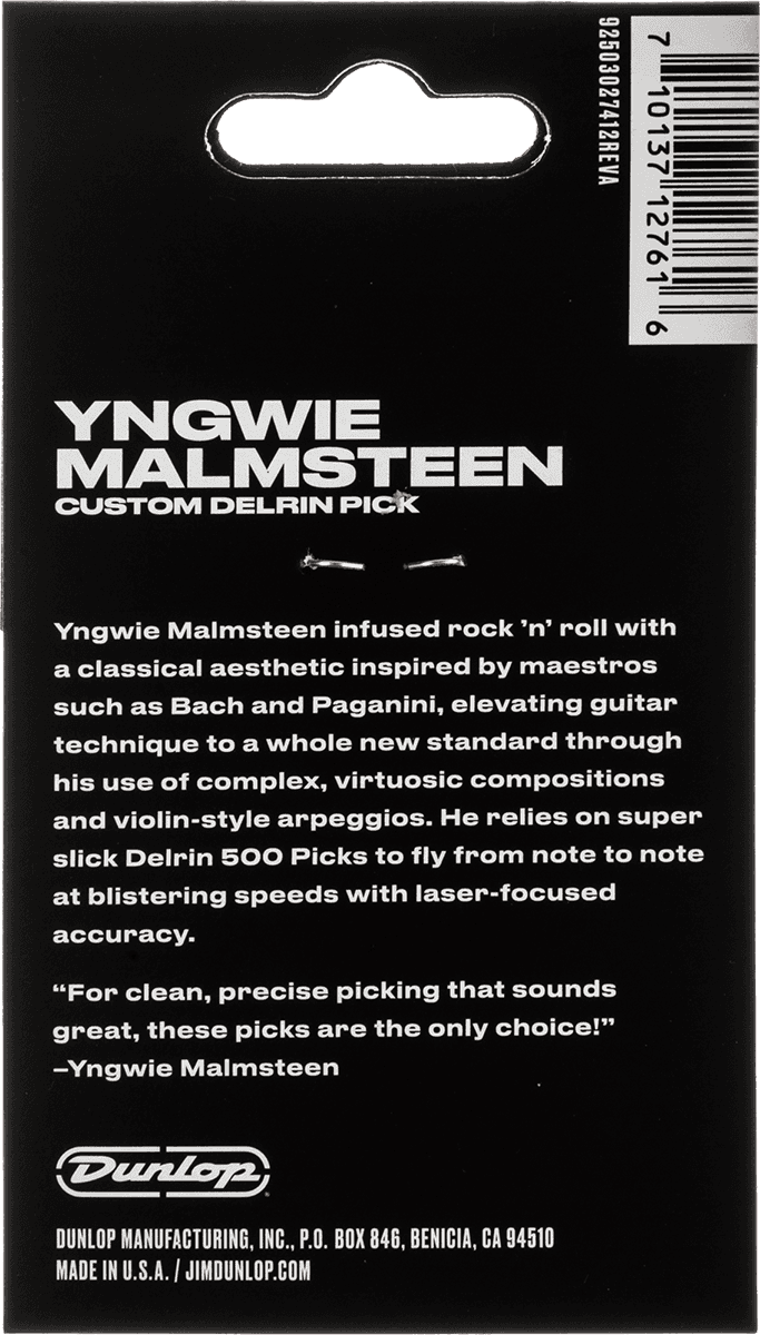 6 x 1,50mm Yngwie Malmsteen Delrin