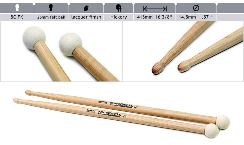 KOMBI STICKS - FELT 25MM