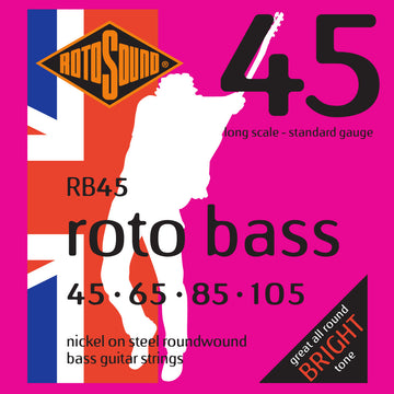 Roto Bass RB45 Nickel ohne Seidenumwicklung 45105