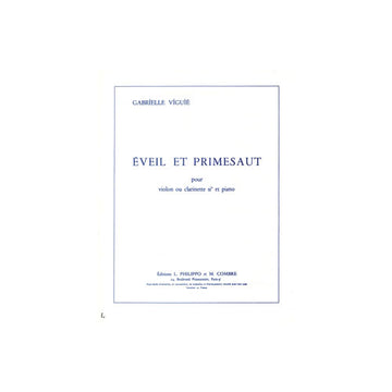 Viguie - Eveil et Primesaut - Violon Ou Clarinette Sib et Piano