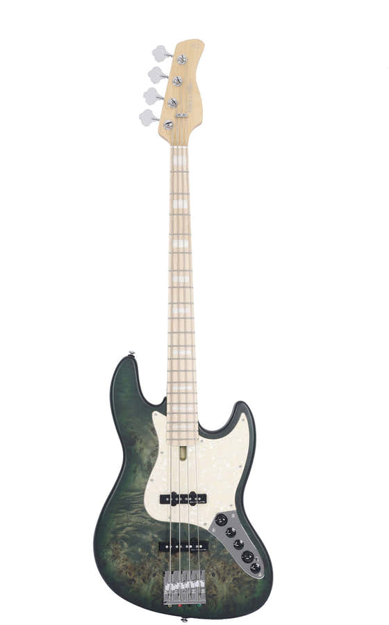 Er V7 Swamp Ash Reissue-4 Tgr.S Transparentgrün seidenmatt