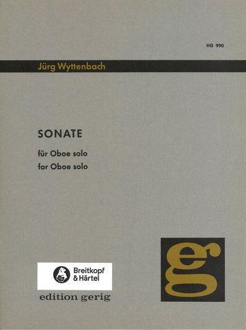 Wyttenbach Jurg - Sonate - Oboe
