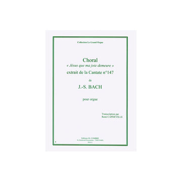 Bach - Choral: Jésus Que Ma JOIE-org - Orgue