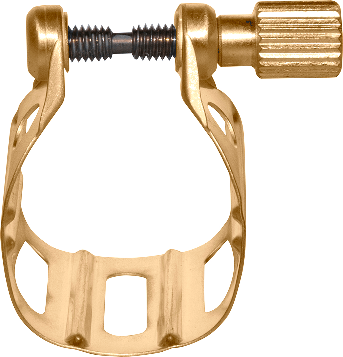 Jazz-Blattschraube Vergoldet - Metallmundstück für Altsaxophon/Tenorsaxophon
