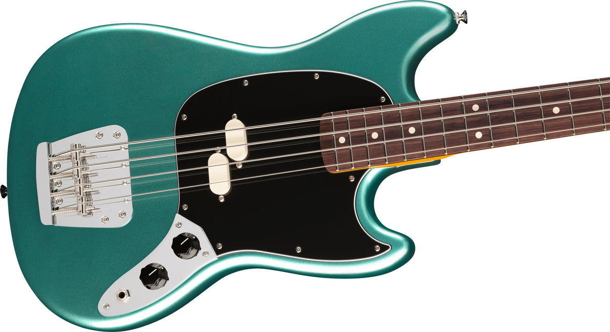 American Professional Classic Mustang Bass RW Faded Sherwood Green Metallic