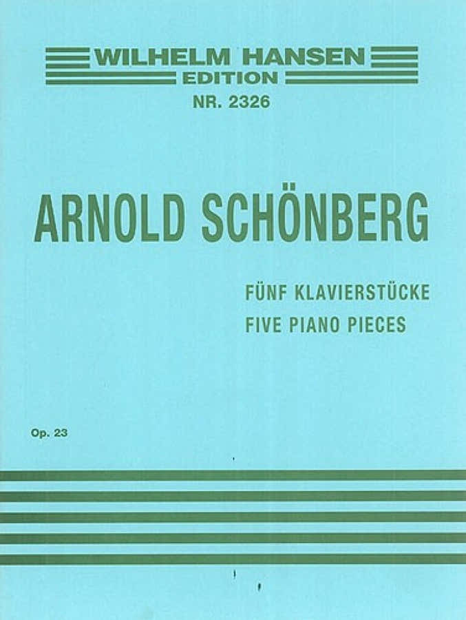 Schonberg Arnold - Fünf Klavierstücke