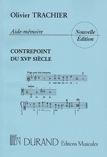 Trachier Olivier - AIDE-memoire Du Contrepoint Du 16eme Siecle
