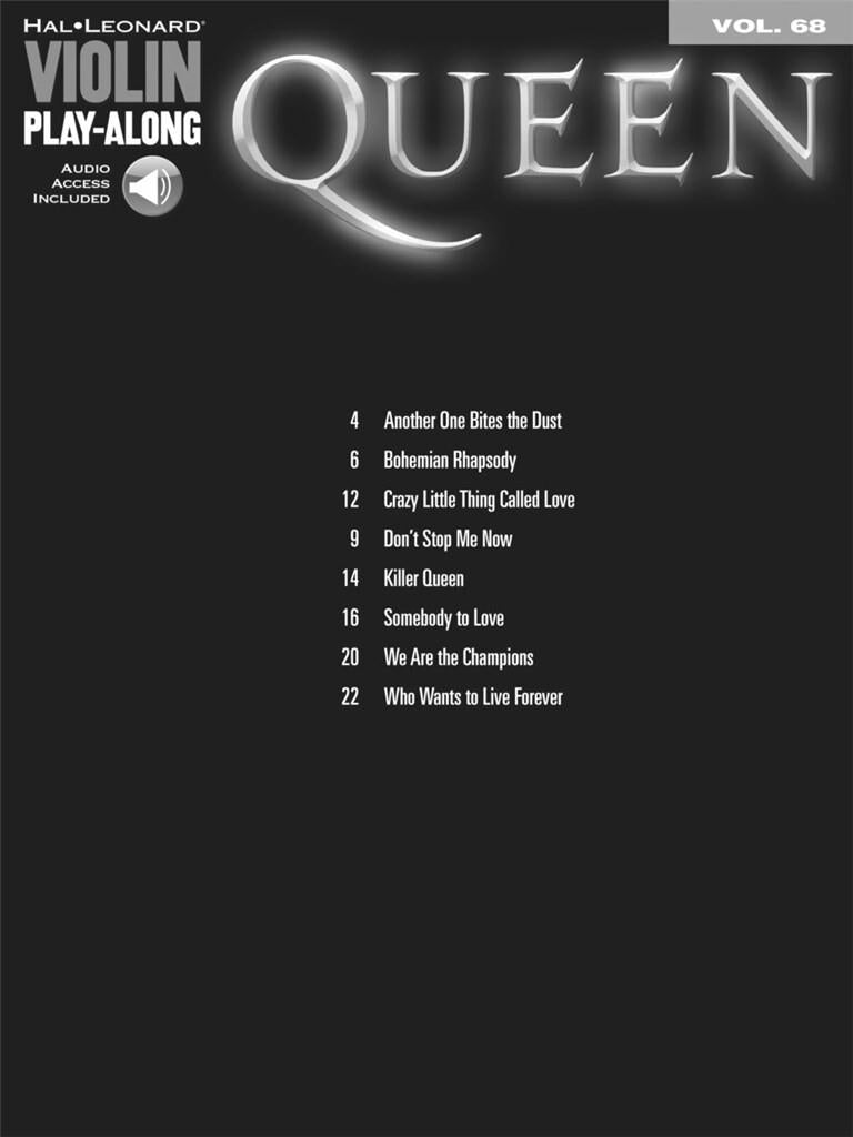 Violin Play Along Volume 68 - Queen