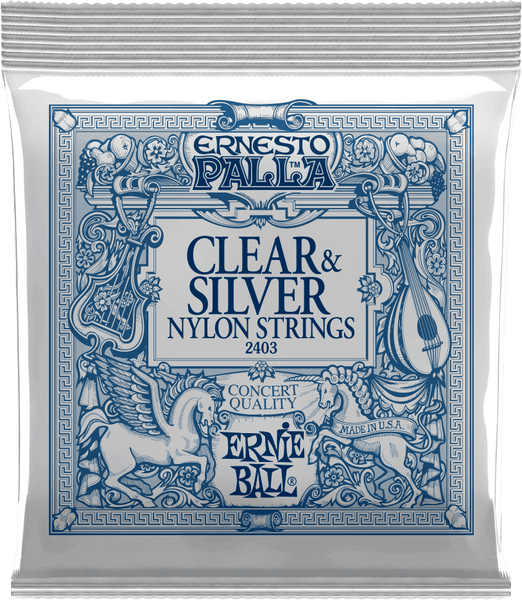 Ernie Ball ERNESTO PALLA CLEAR SILVER 2403