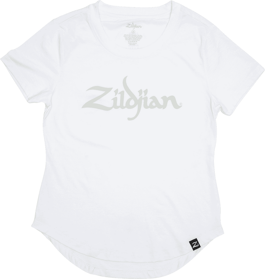 Größe S - Damen-T-Shirt Zildjian Weiß