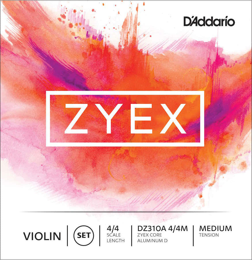 4/4 Zyex Saitensatz Medium/D Aluminium umsponnen
