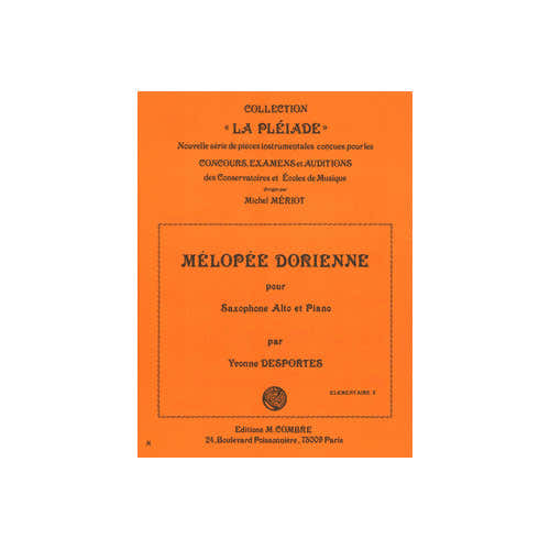 Desportes - Mélopée Dorienne - Saxophon und Klavier