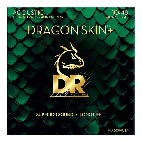 10-48 Dragon Skin+ beschichtet Phosphorbronze Extra Light