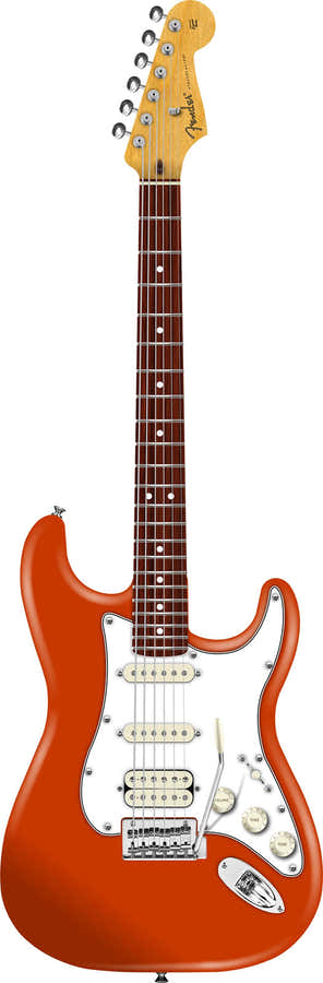 Stratocaster HSS Player II RW Rallye-Orange