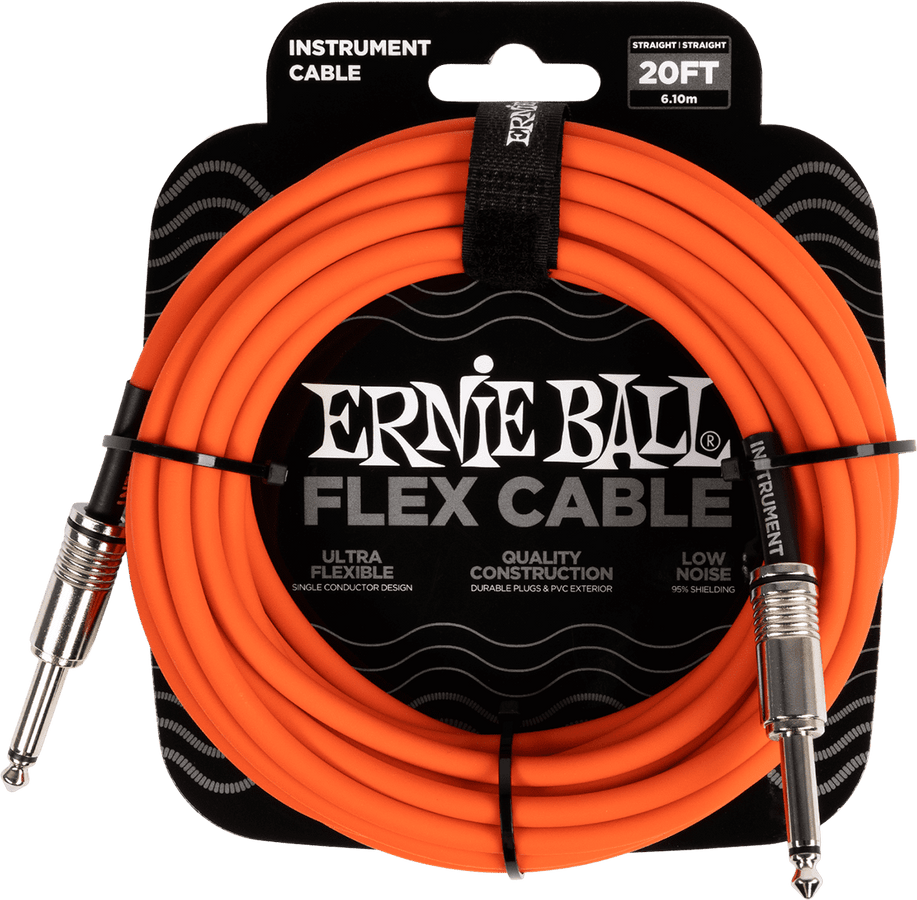 Instrumentenkabel Flex Jack/jack 6M Orange