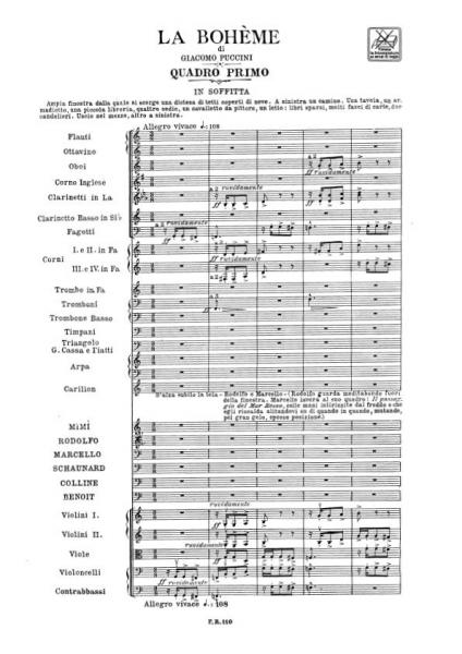 Puccini G. - Boheme - Conducteur