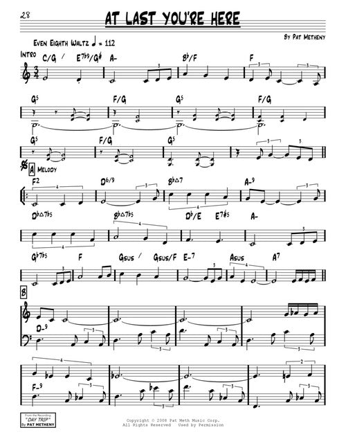 Das Pat Metheny Real Book - C-Instrumente