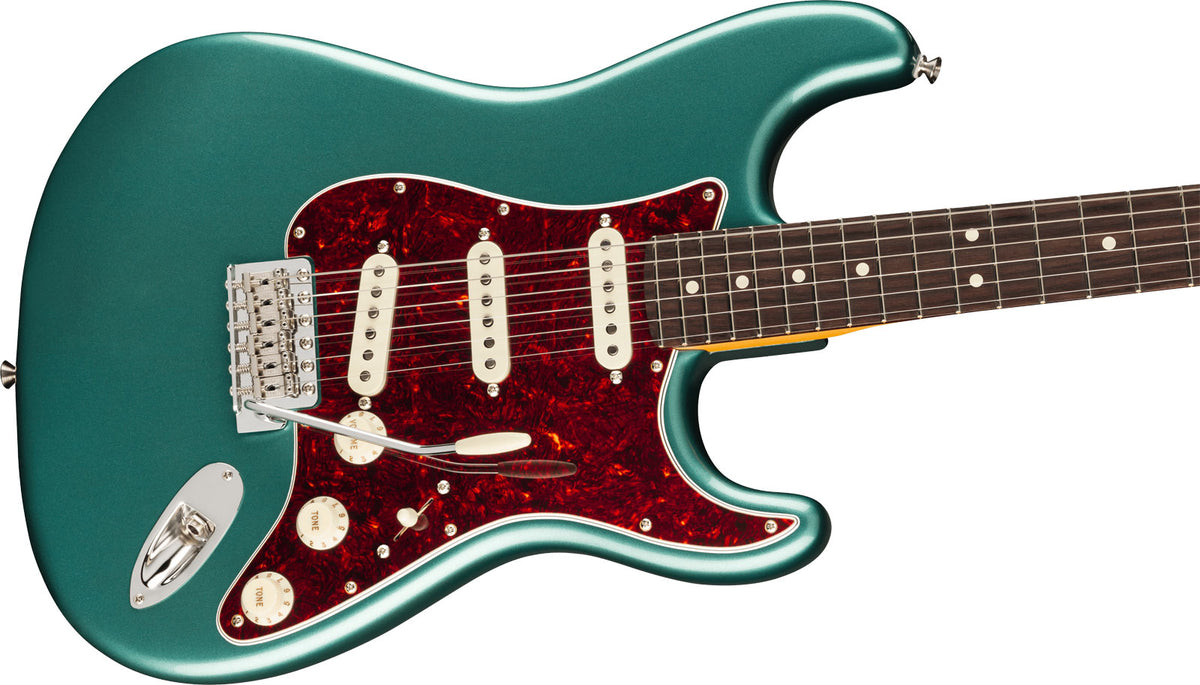 American Professional Classic Stratocaster RW Verblasstes Sherwood Green Metallic
