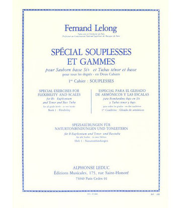 LELONG F. - SPECIAL SOUPLESSES ET GAMMES VOL.1 - TUBA