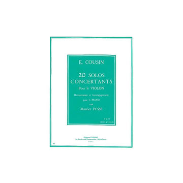 Cousin Emile - 20 Solos Concertants 2eme Serie : 11 A 20