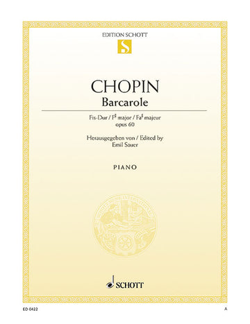 Chopin - Barcarolle Fis-Dur Op. 60 - Klavier