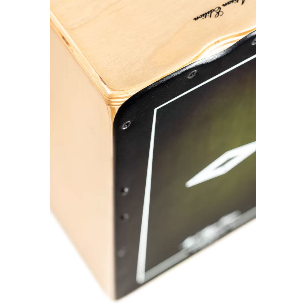Paesldob - Cajon Vorverstärkt Artisan Olive Burst - Überholt