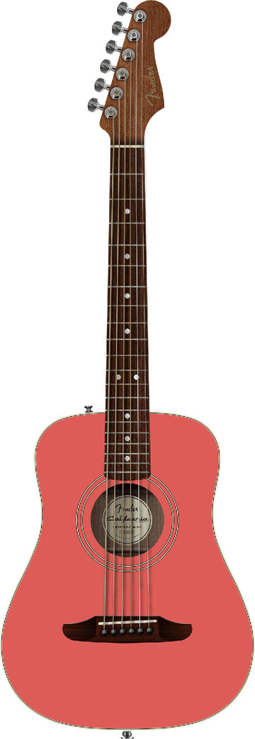 California Standard Redondo Mini mit Tasche Fichtendecke Fiesta-Rot
