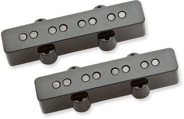 Jazz Bass Antiquity Schwarze Kappen Set