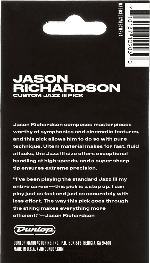 6 x 1,38mm Jason Richardson Custom Jazz III