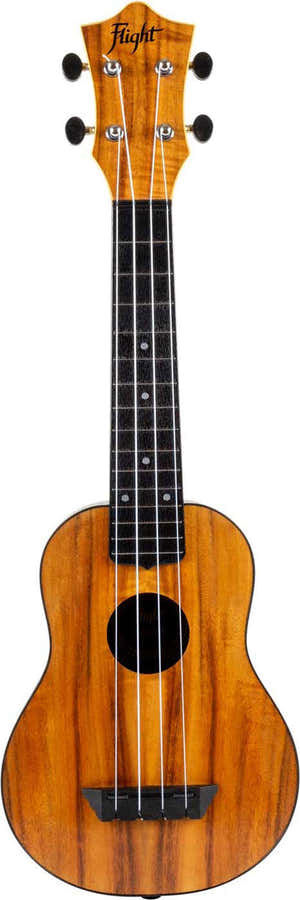 Tus55 Reise-Ukulele - Akazie