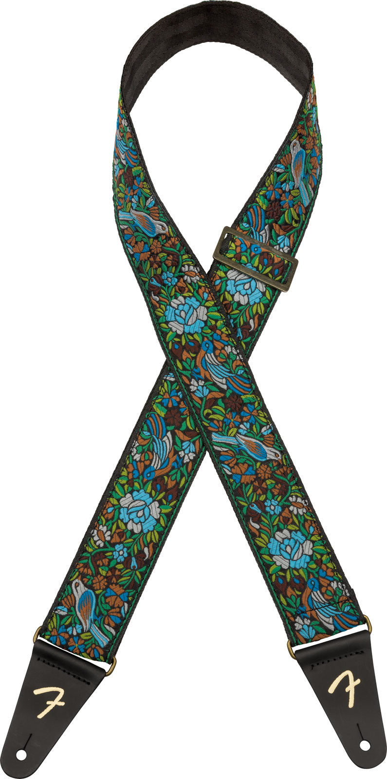 Mosaic Jacquard-Gurt Grün