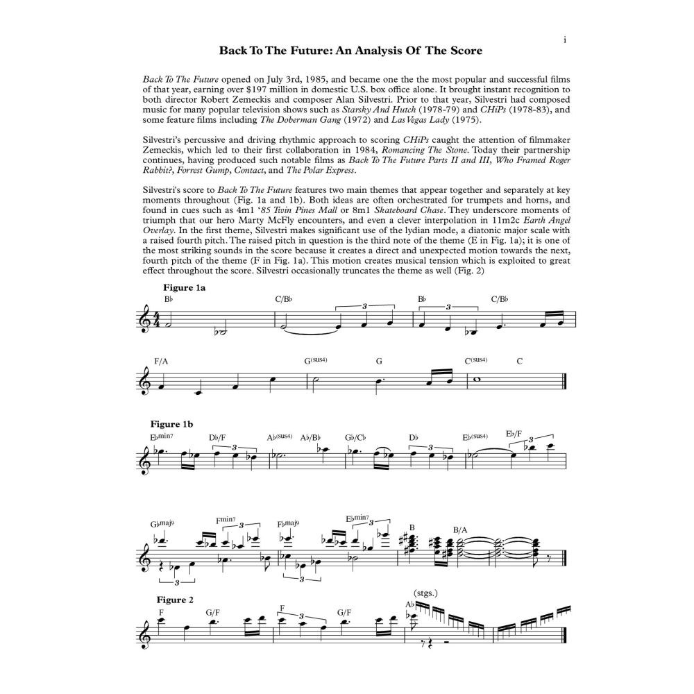Alan Silvestri - Back To The Future - Orchestral Score