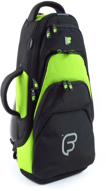 Premium Black/Green Alto Saxophone Case