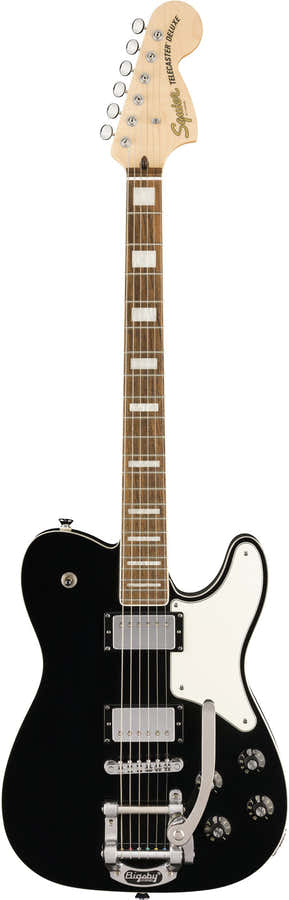 Telecaster Paranormal Troublemaker Deluxe Bigsby, LRL Schwarz