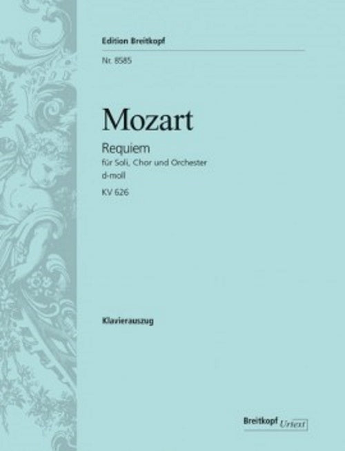 Edition Breitkopf Moz W.A. - Requiem En Do Mineur Kv 626 - Ch Choeur Piano