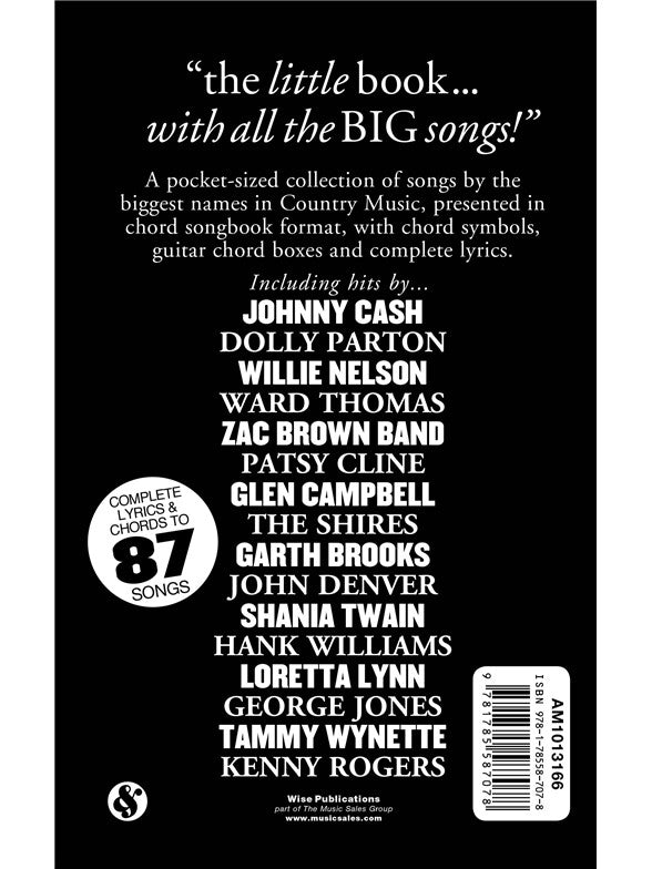 Little Black Songbook - Country - Paroles & Accords