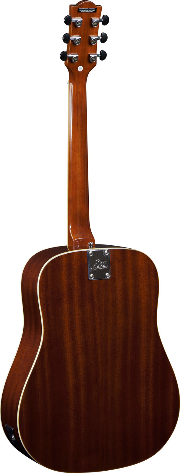 Ranger VI Vintage-Neuauflage Dreadnought Naturdecke gebeizt