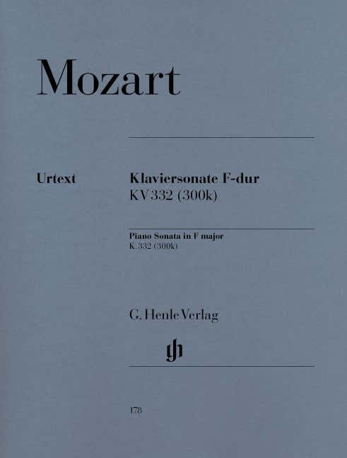Mozart W.a. - Piano Sonata F Major K. 332 (300K)