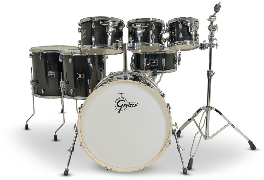 Drum-Set Energy Black Sparkle